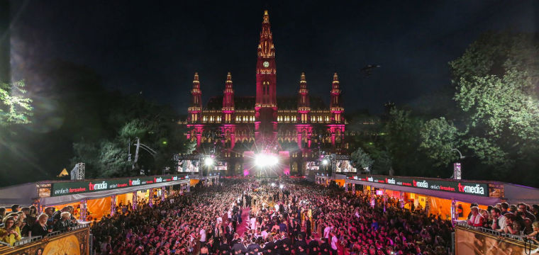 Rathausplatz beim Life Ball
